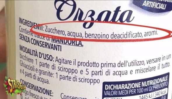 Lo strano caso dell'orzata al benzoino