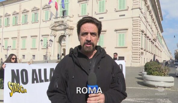 Striscia dal presidente Mattarella: no al bavaglio di Giannini