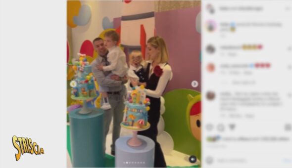 Fedez rischia di distruggere la torta di Leone