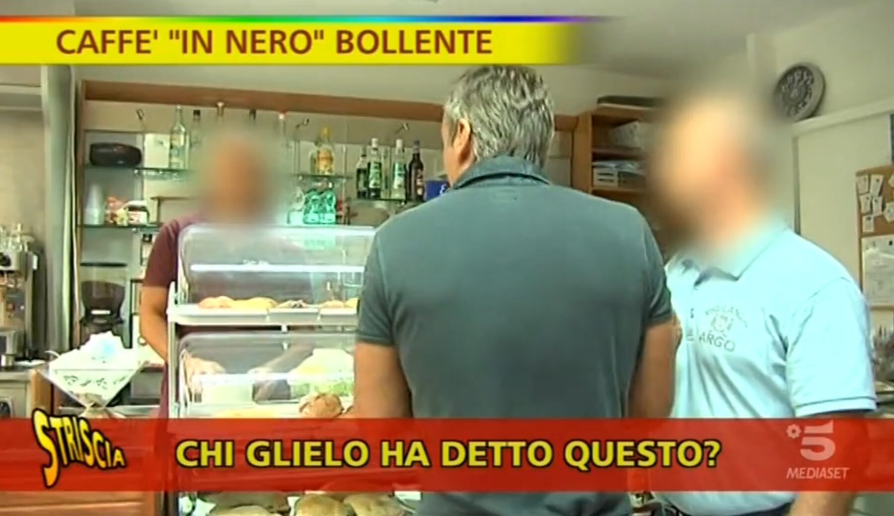 La prima volta di Ghione nel bar dell’aggressione