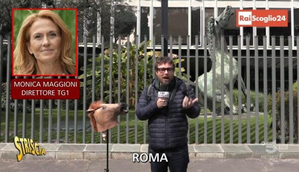 Pinuccio risponde a Monica Maggioni. Stasera a Striscia