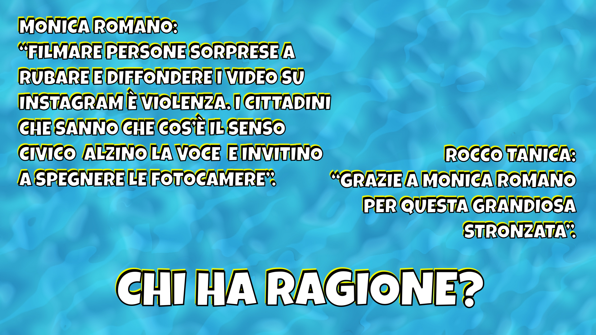 Borseggiatrici, ha ragione Monica Romano o Rocco Tanica?