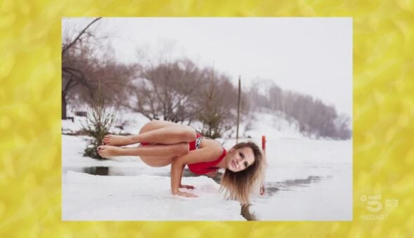 Yoga sulla neve con Michelle e Gerry