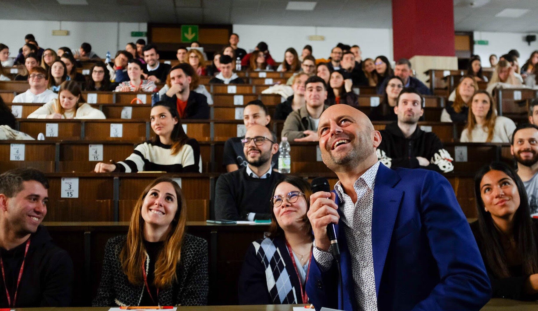 Luca Abete chiude il tour tra gli studenti