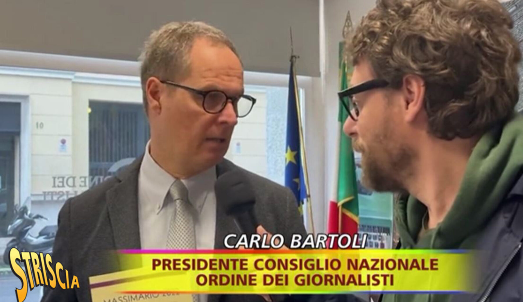 L’intervista a Carlo Bartoli su Lilli Gruber e gli orecchini. Oggi a Striscia