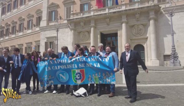 Club Napoli Parlamento, l'incursione del Vespone