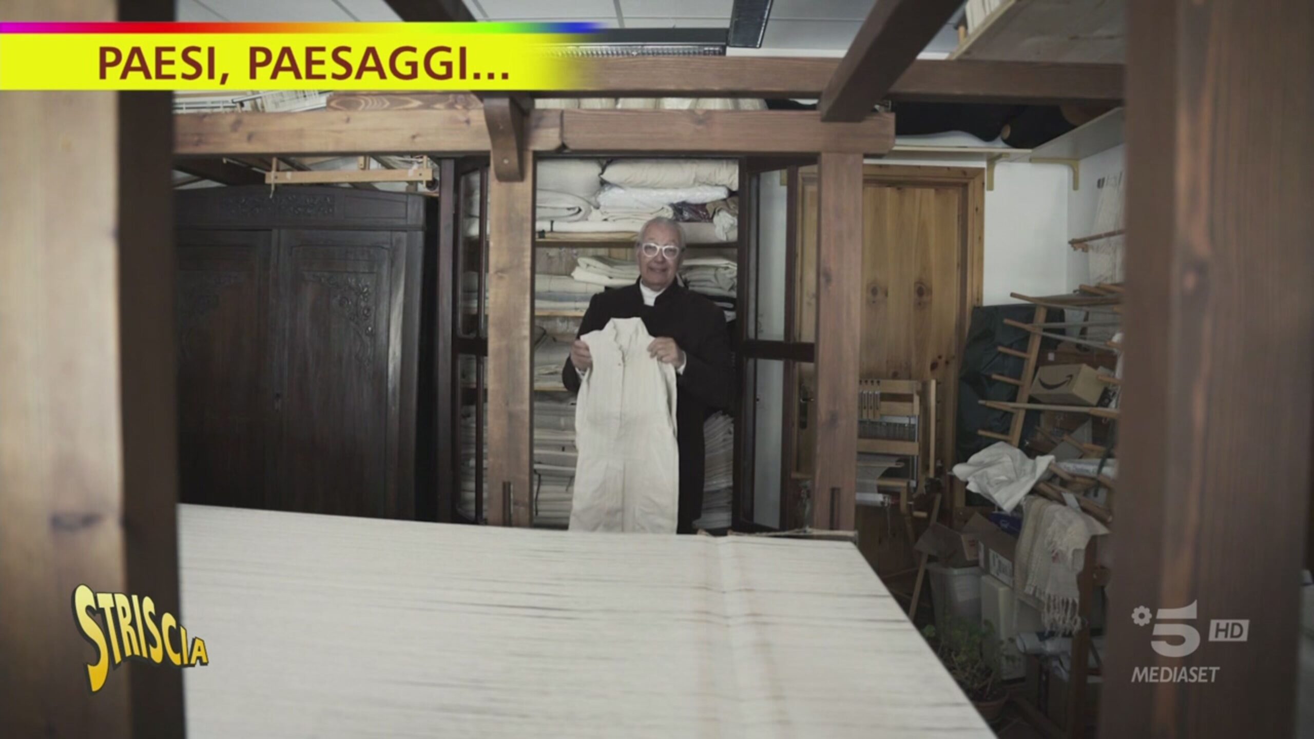 Davide Rampello e la tessitura della canapa a Champorcher