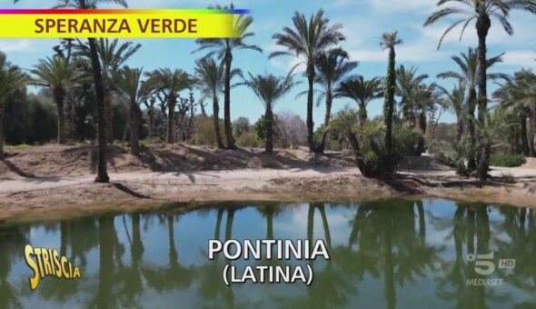 A Pontinia il giardino con le piante di cinque continenti