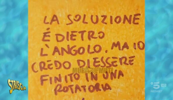 La soluzione è dietro l'angolo. Ma sono finito in una rotatoria