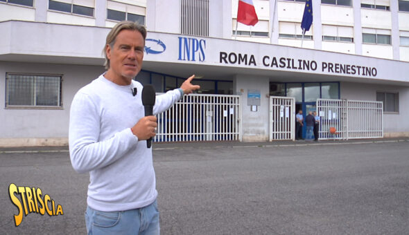 Anche il bar dell'Inps di Roma non fa scontrini. Stasera a Striscia