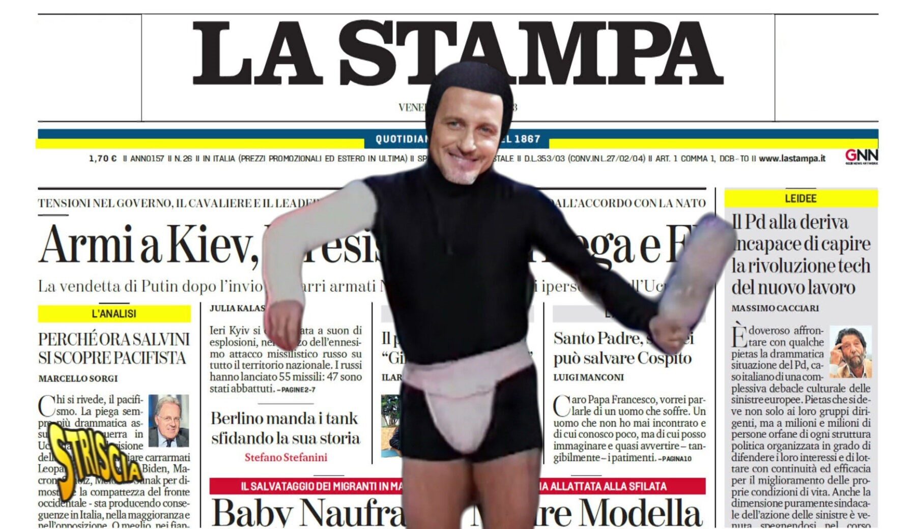 Solidarietà ai giornalisti della Stampa, “nave alla deriva” con Capitan Giannini