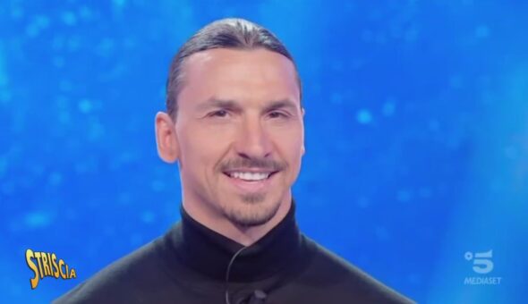 Zlatan Ibrahimovic conduce Striscia