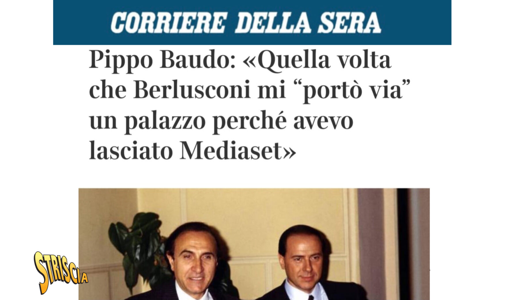 Pippo Baudo e la “fake news” del palazzo ceduto a Berlusconi: ecco come andò veramente