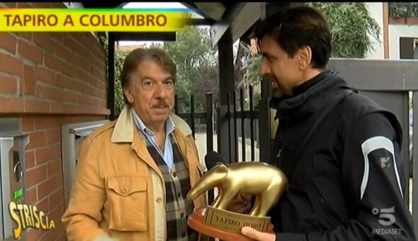 Marco Columbro perde le staffe. Ed è subito Tapiro