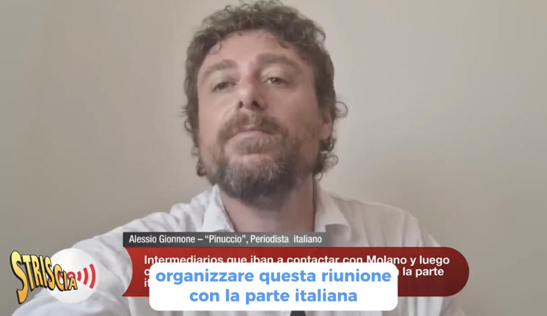 Striscia ospite al Tg della Colombia per parlare del caso D’Alema