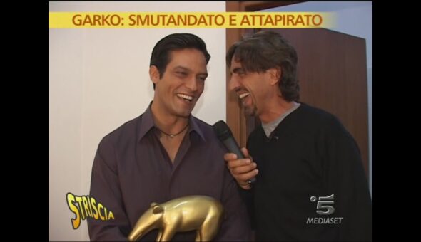 Tapiro smutandato a Gabriel Garko
