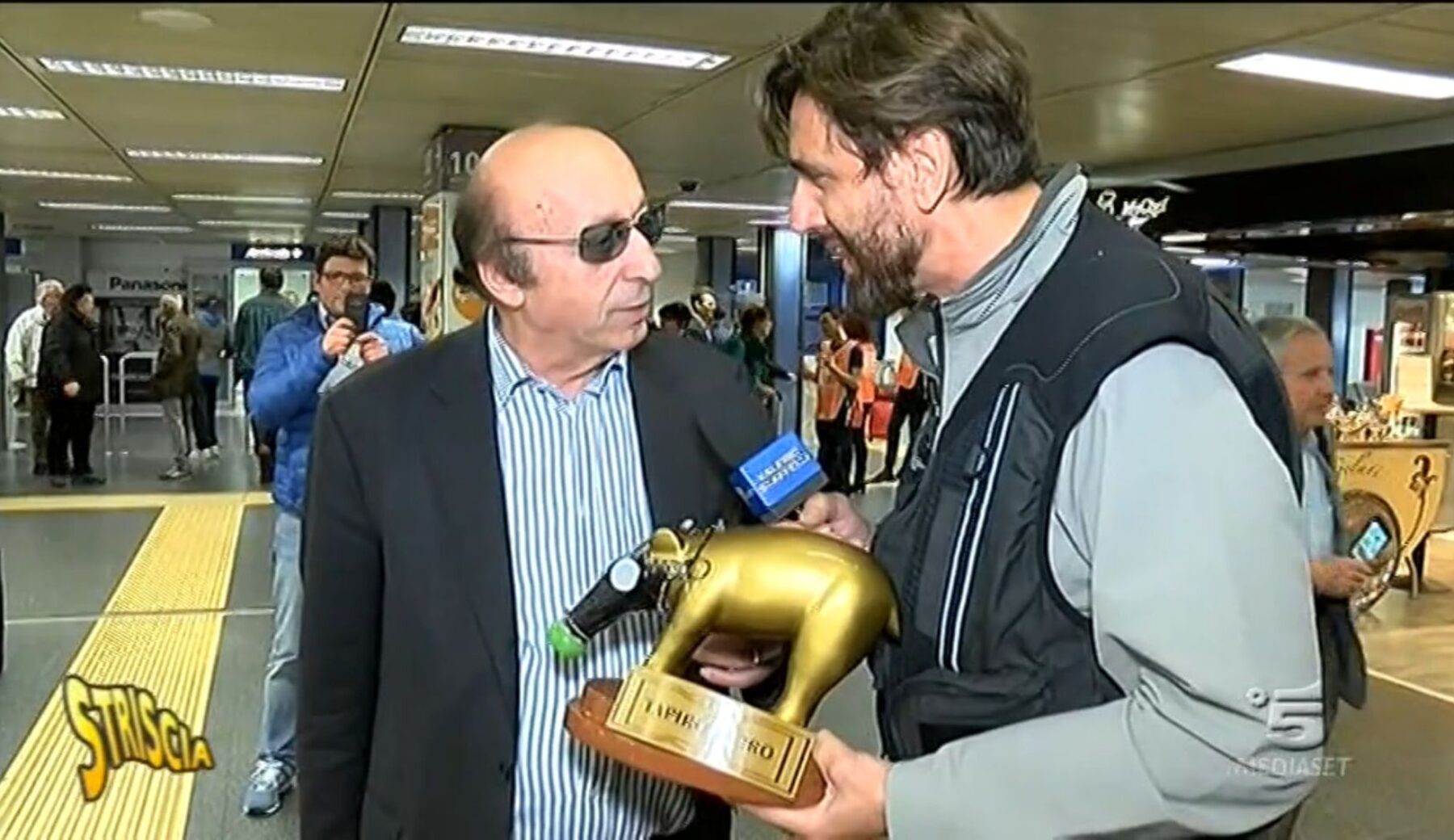 Quel Tapiro d’oro antiradiazioni a Luciano Moggi