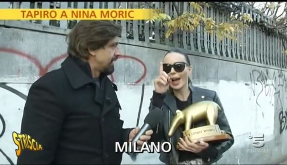 Polemiche e ritocchini, i Tapiri a Nina Morić