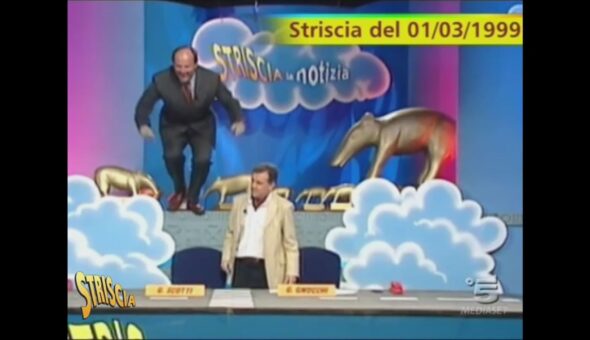 I momenti più memorabili di Gerry Scotti a Striscia la notizia