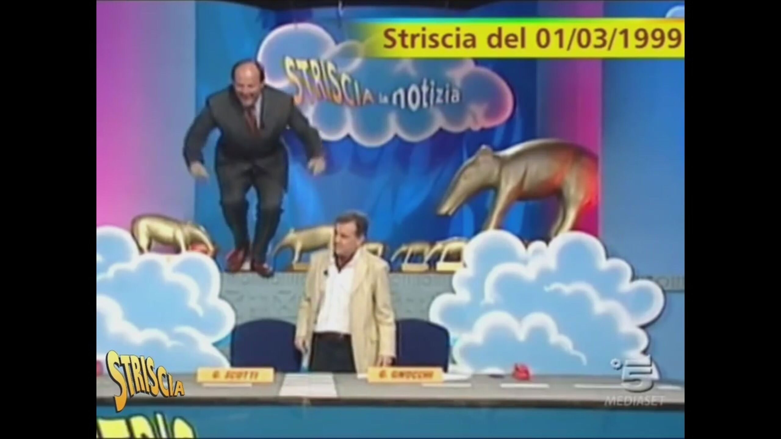 I momenti più memorabili di Gerry Scotti a Striscia la notizia