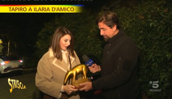 Ilaria D'Amico e il flop da Tapiro d'oro