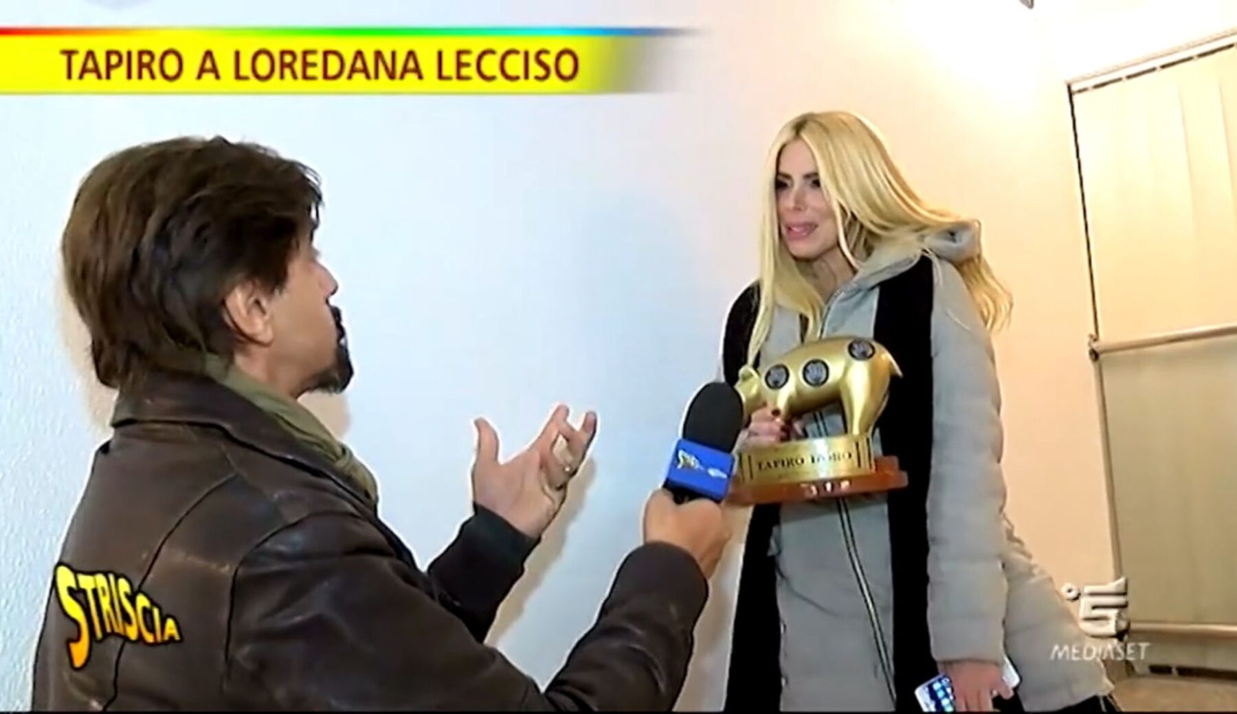 I Tapiri a Loredana Lecciso? Questione di cuore