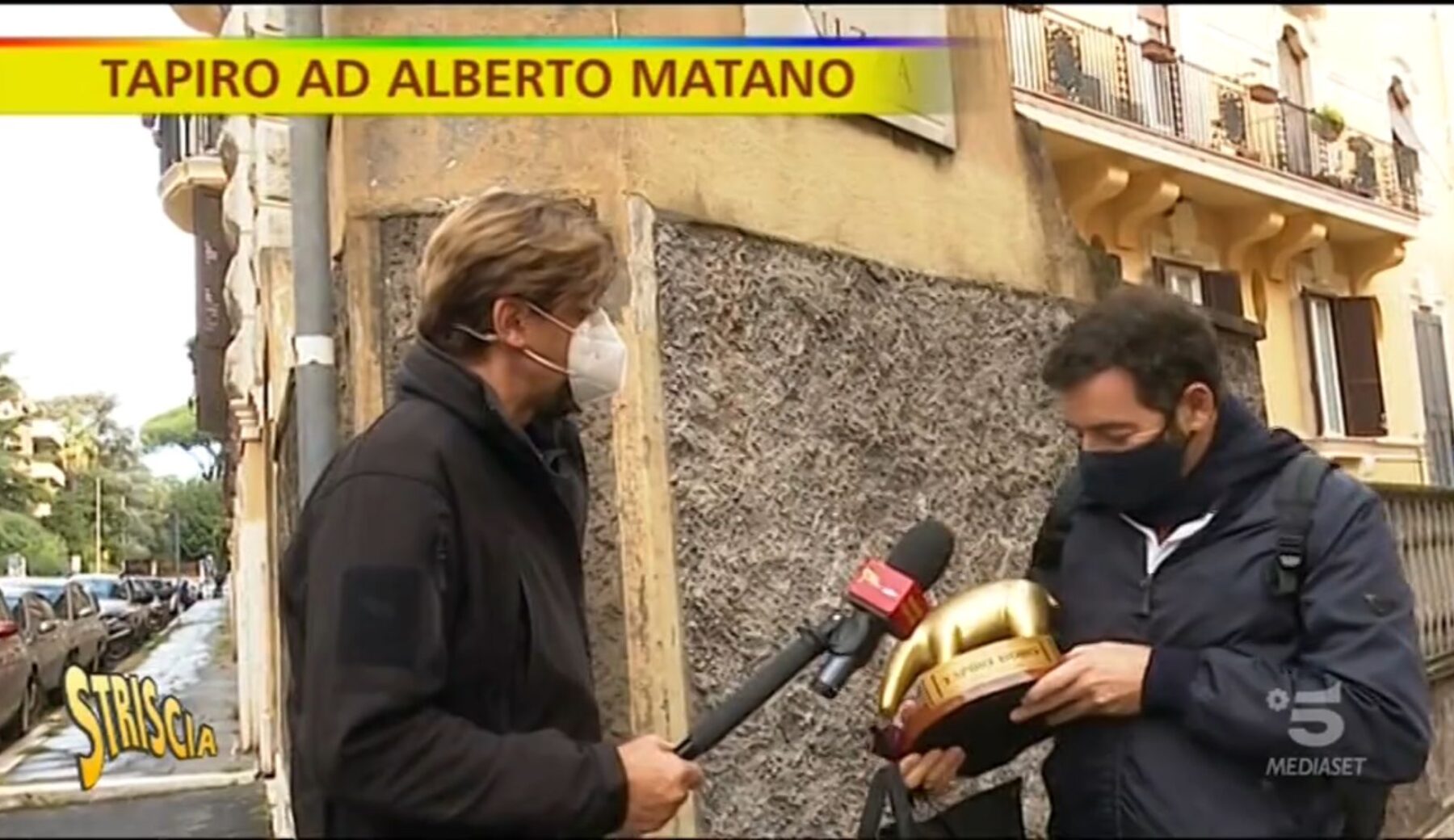 I Tapiri in diretta ad Alberto Matano