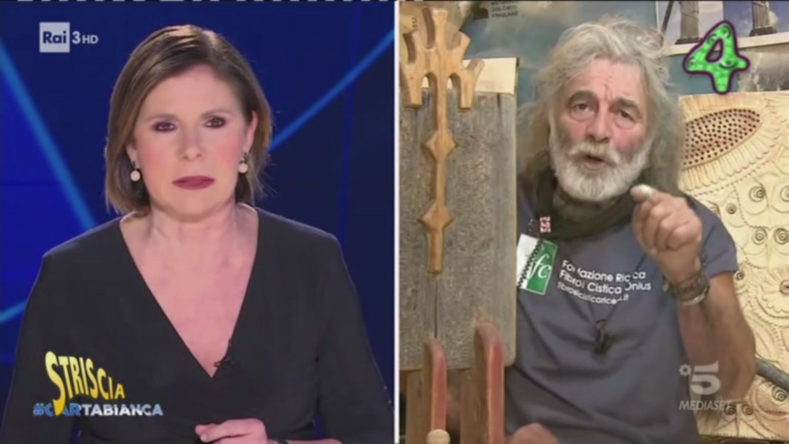 Bianca Berlinguer vs Mauro Corona, le litigate Mostruose