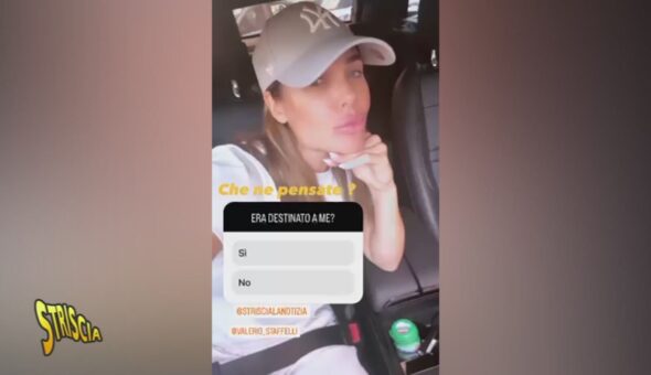 Ilary Blasi: «Sicuri che questo Tapiro sia per me?»