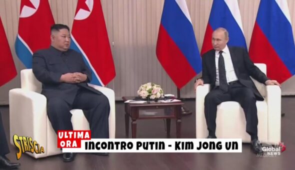 Putin, Kim Jong-un e Biden annunciano il ritorno di Striscia la notizia