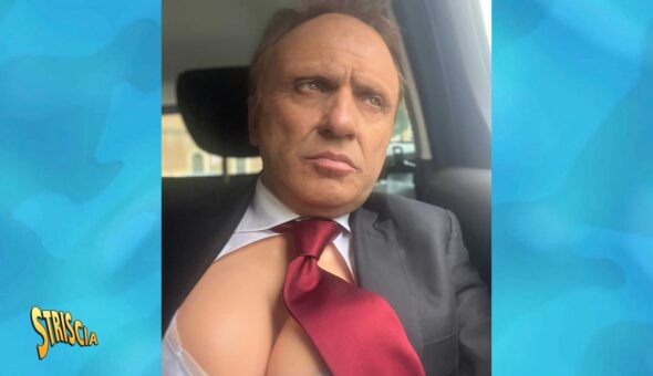 Questa sera a Striscia debutta Dario Ballantini versione Lollobrigida
