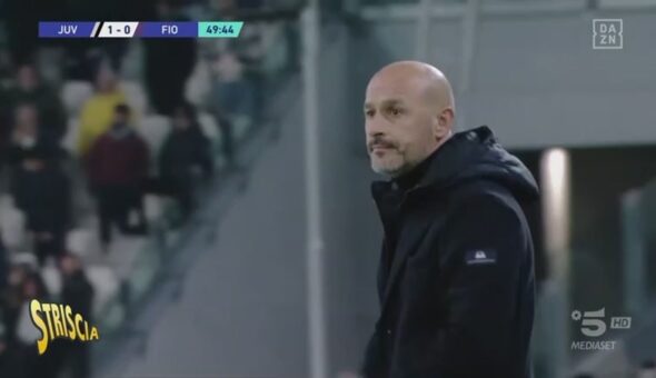 Vincenzo Italiano, ma cosa combini a Striscia lo Striscione?