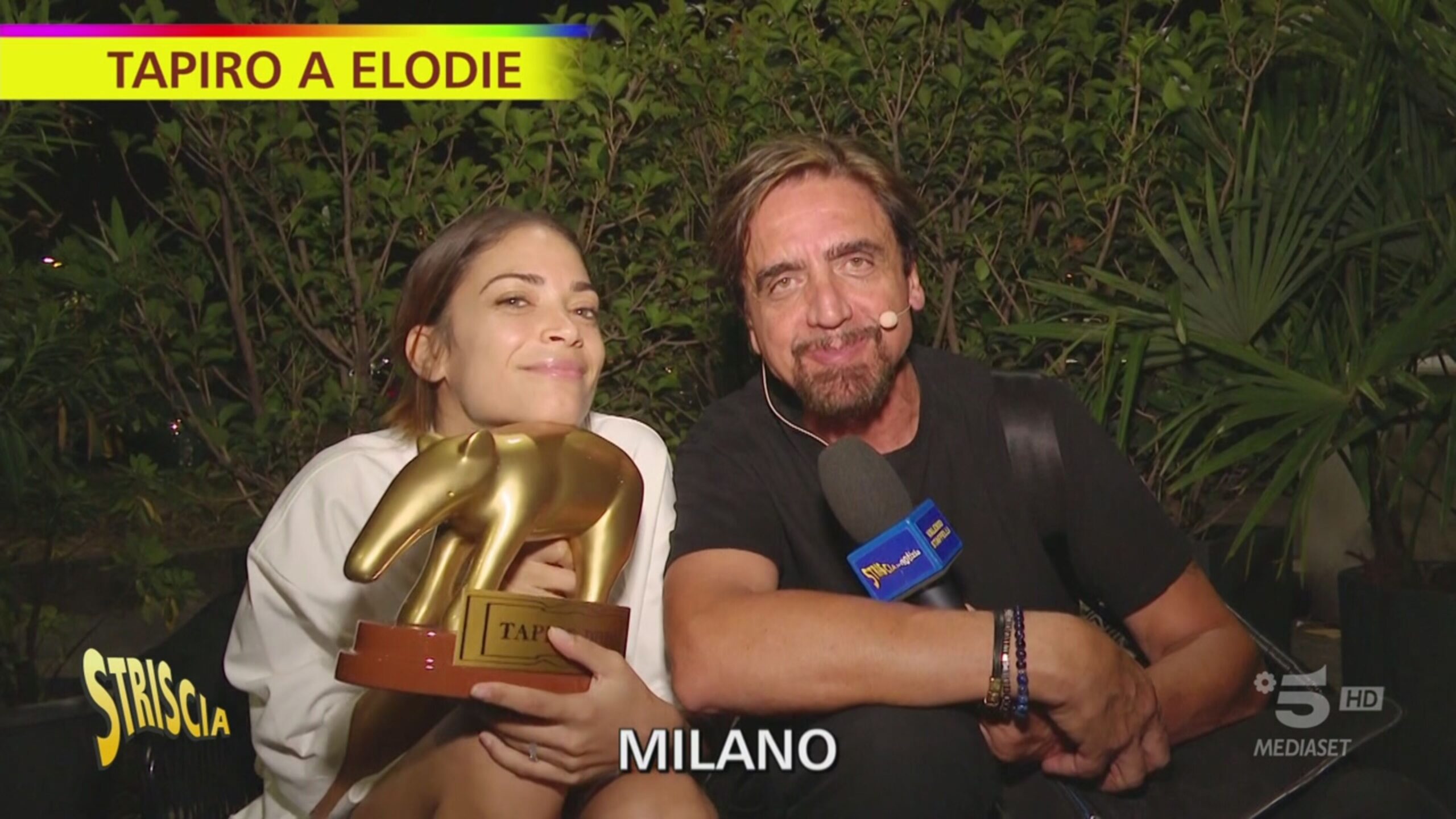 Il Tapiro d’oro a Elodie desnuda