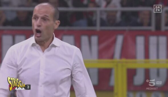 La furia di Allegri senza giacca e cravatta