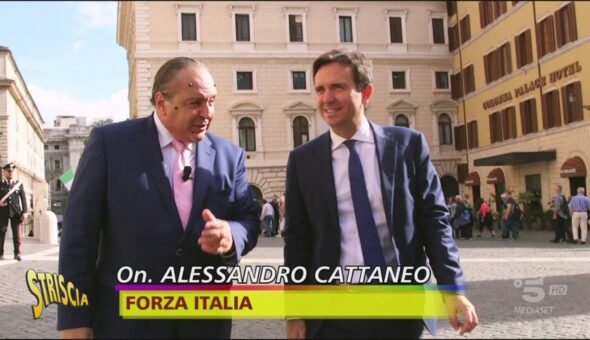 Il Vespone punge l'alleanza tra FdI e Forza Italia