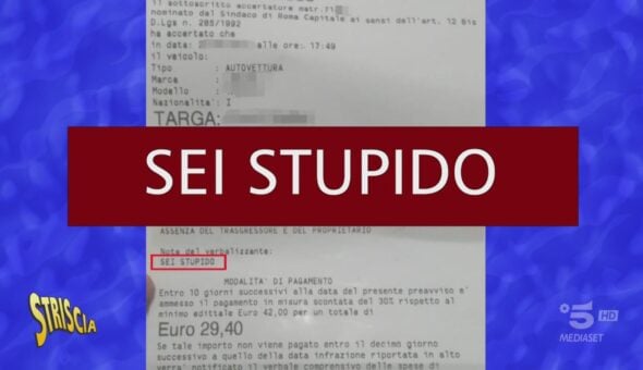 Roma, arriva una multa con (sgradita) sorpresa