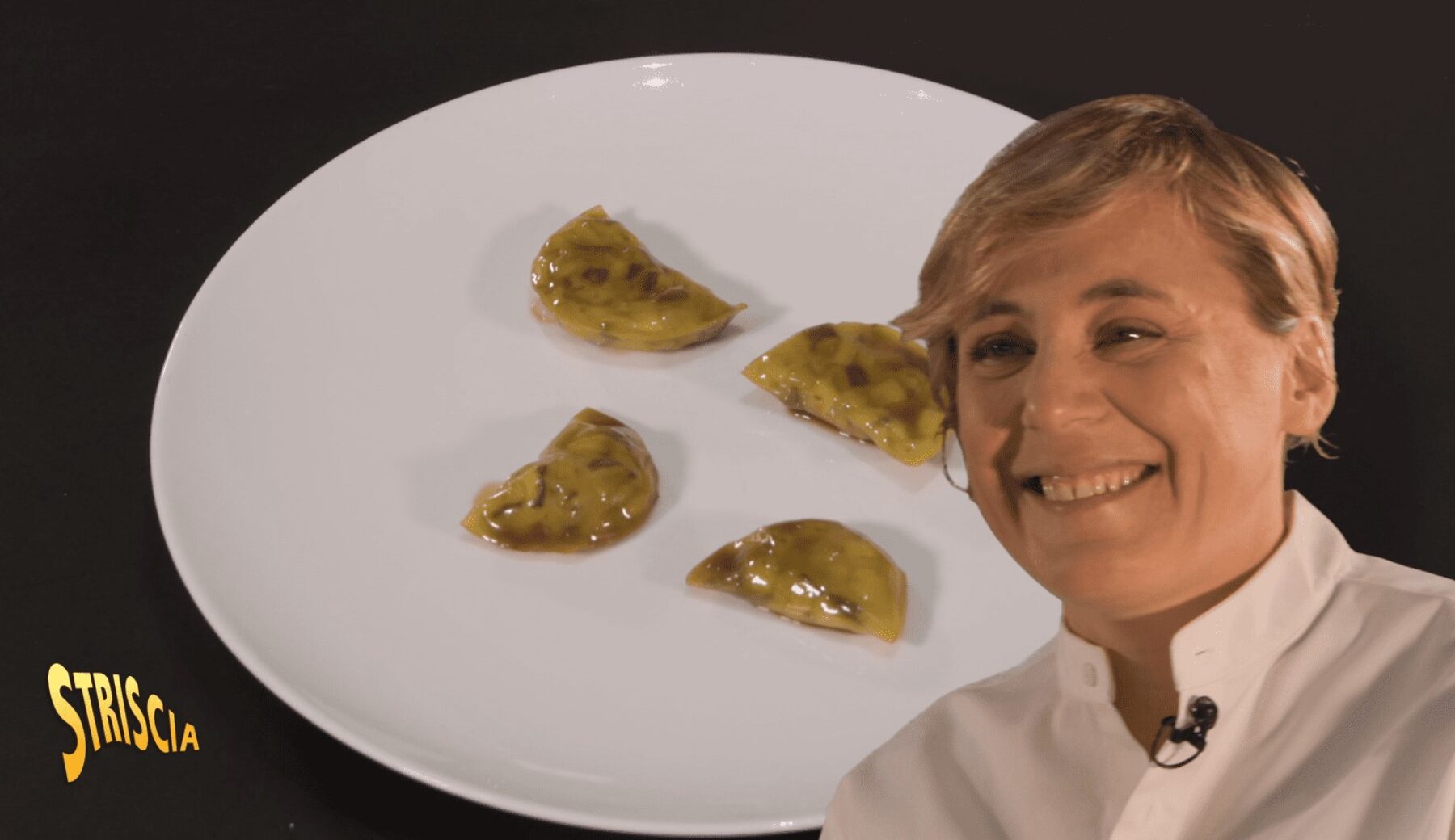 Oggi a Striscia, i “Ravioli al vapore, zucchine grigliate e maggiorana” di Antonia Klugmann