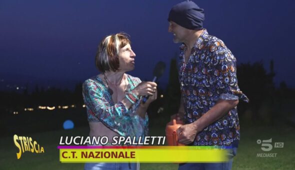 Tutti figli dei fiori alla festa di Luciano Spalletti