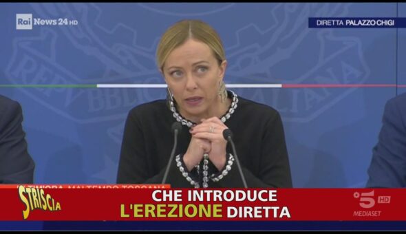 Segnalati da voi: la premier e l'erezione diretta