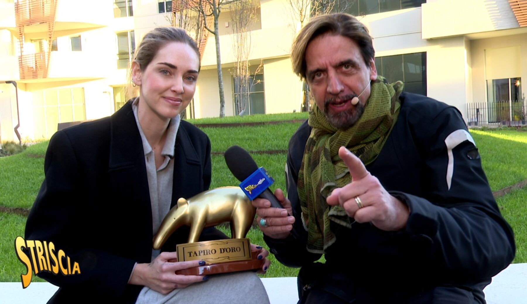Stasera a Striscia, il Tapiro a Chiara Ferragni per il pandoro poco benefico