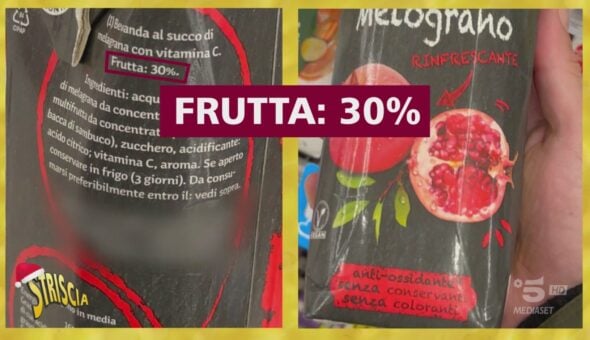 Succo al 100% di frutta o bevanda a base di frutta?