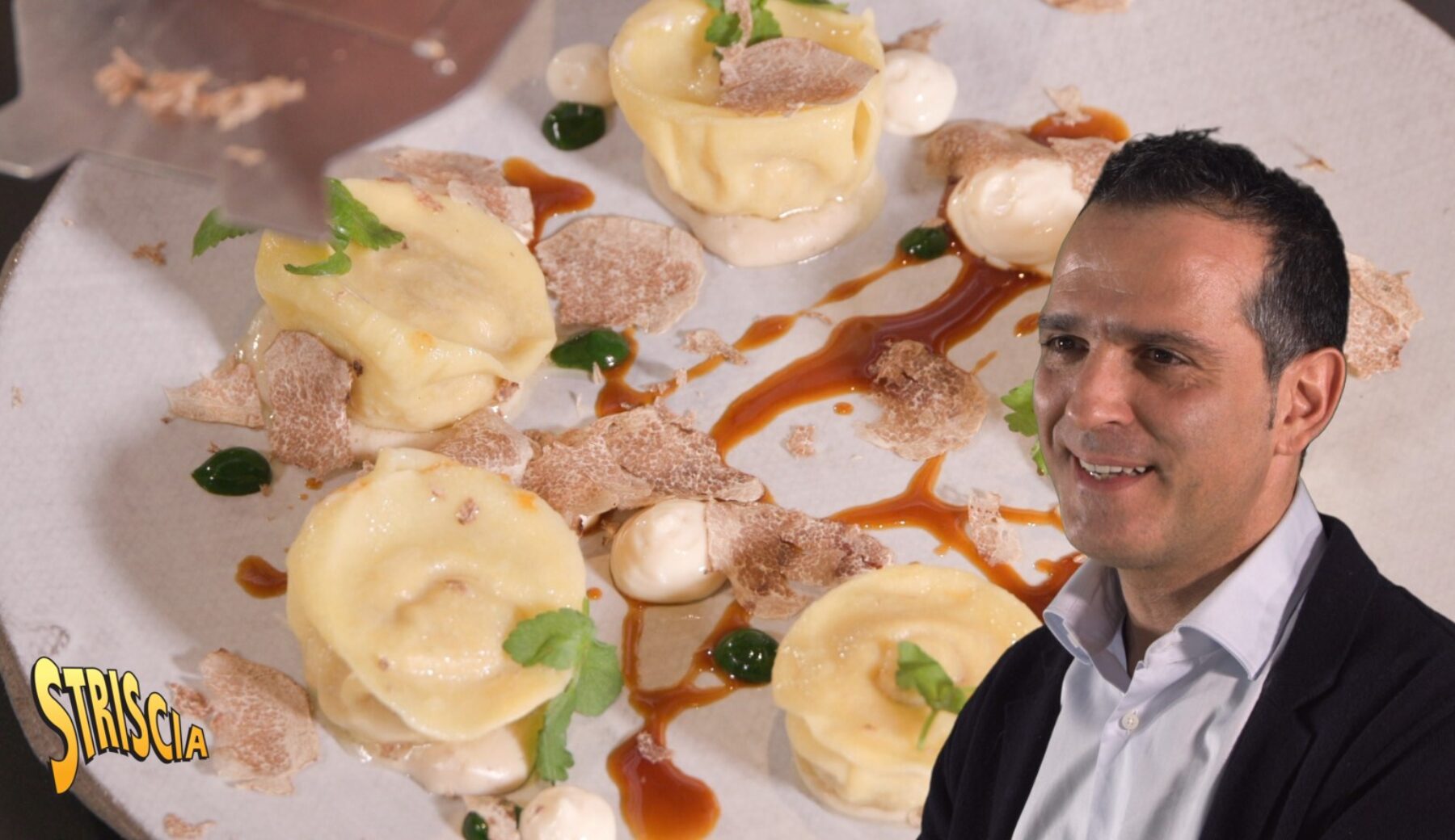 Stasera a Striscia i “Tortelli di cotechino cremoso” di Luca Landi