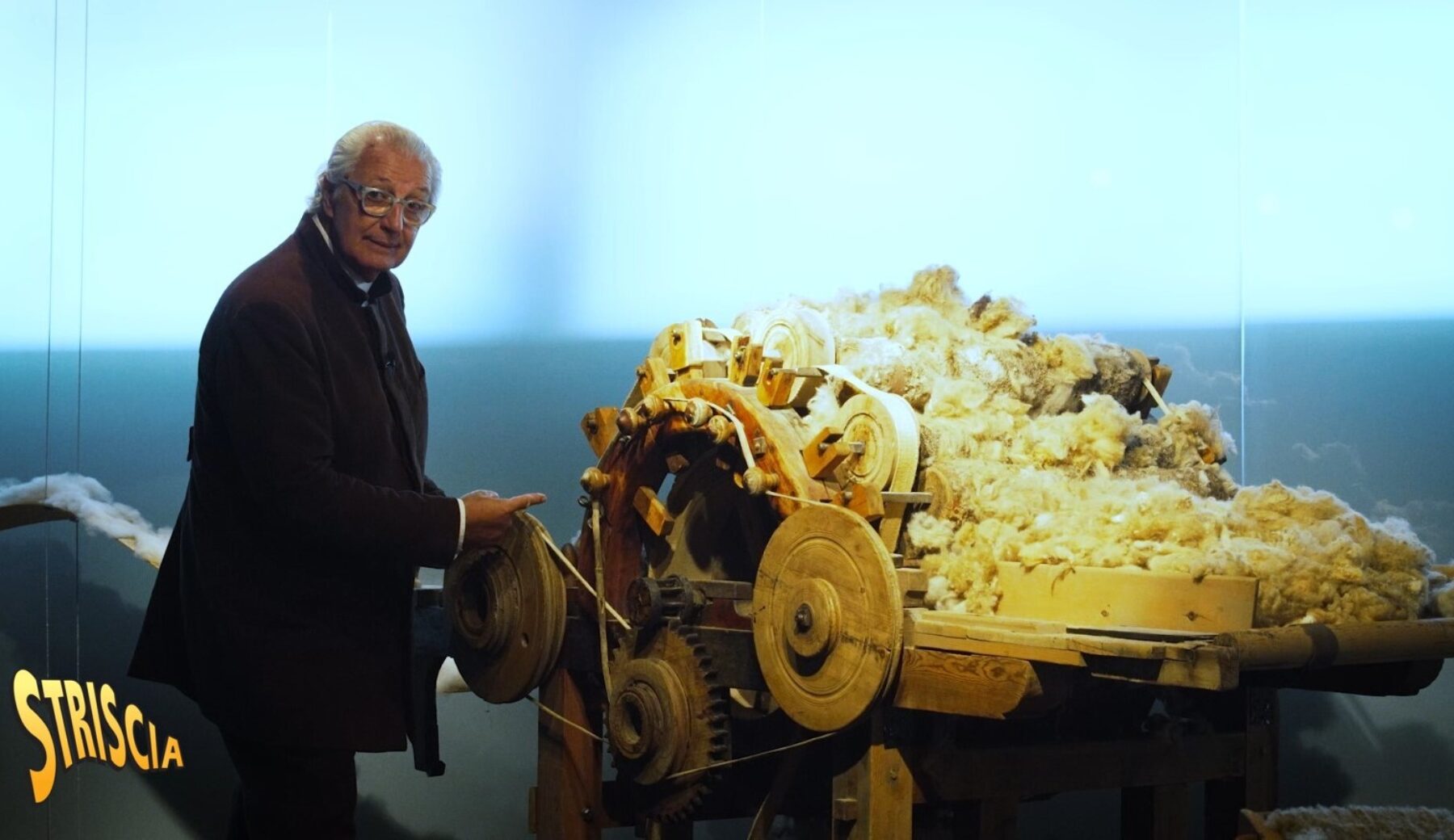 Davide Rampello e il museo del Loden, stasera a Striscia