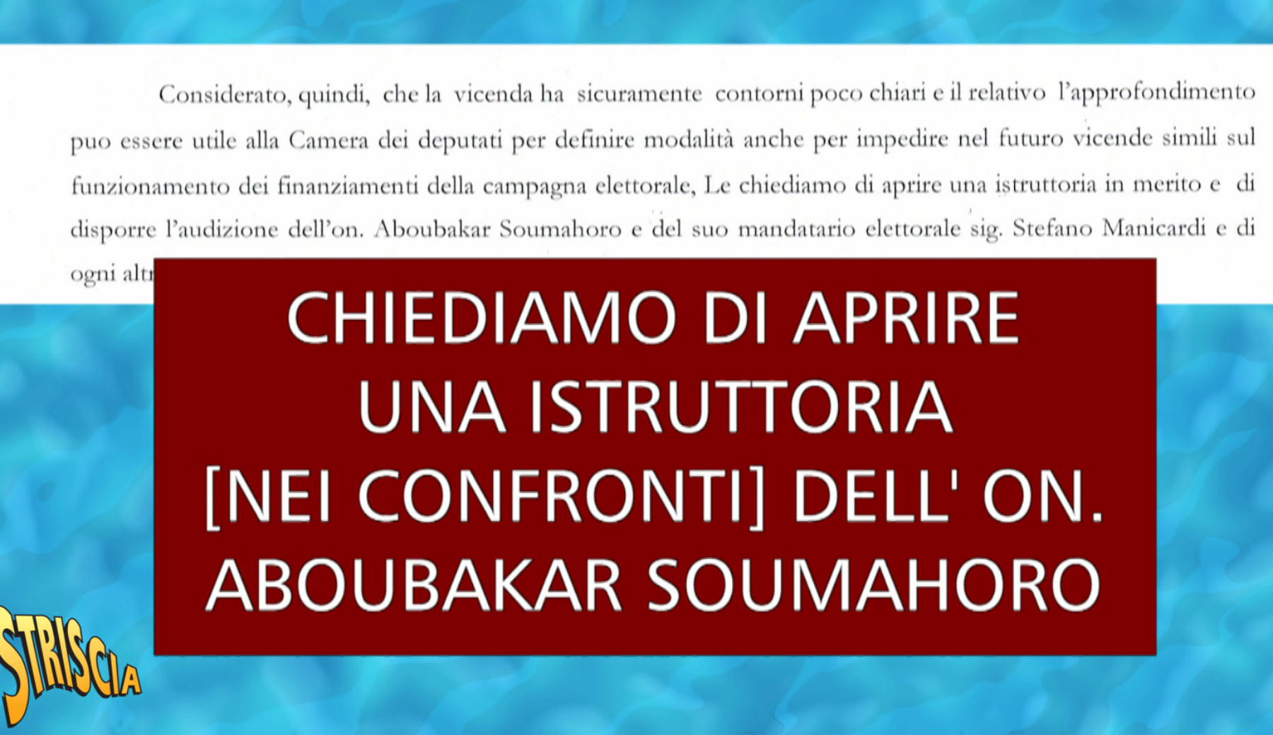 Si va verso un’istruttoria nei confronti di Soumahoro. Stasera a Striscia