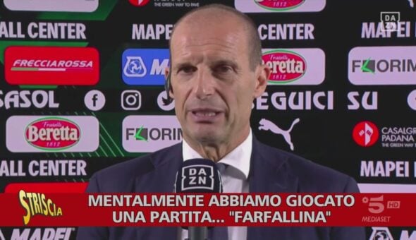 Max Allegri e la partita farfallina della sua Juventus