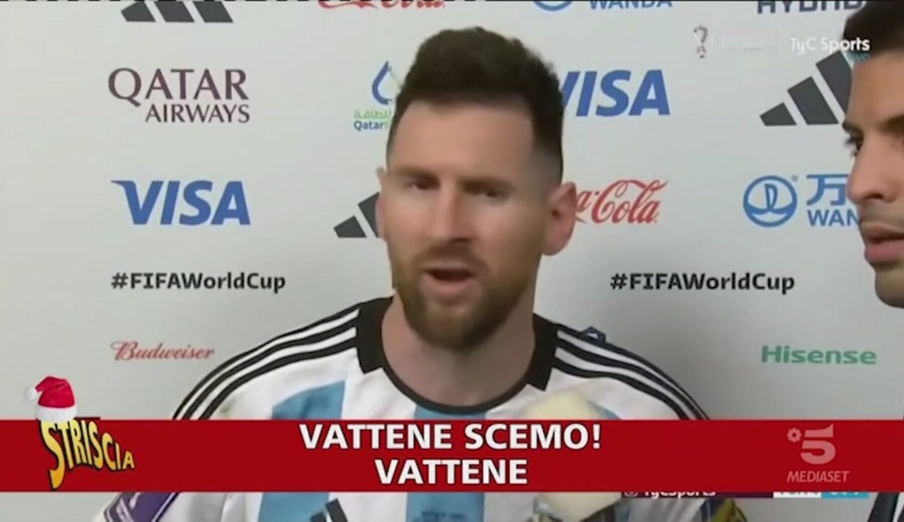 Mondiali di calcio 2026: 5 gol nelle prime due partite per Leo Messi. Ecco tutto gli Striscioni sul campione argentino