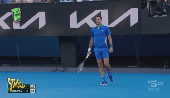 Con Djokovic il match di tennis è un doppio misto con gridolini