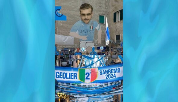 Per Geolier un murales come Maradona, un’altra veggenza di Striscia