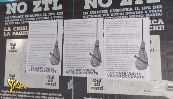 Roma, le case occupate e le minacce per Striscia
