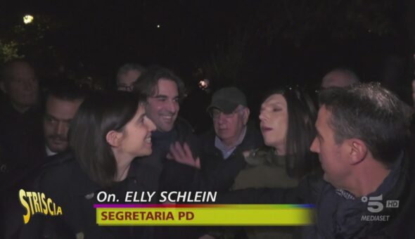 Elly con Schlein al sit-in davanti alla Rai